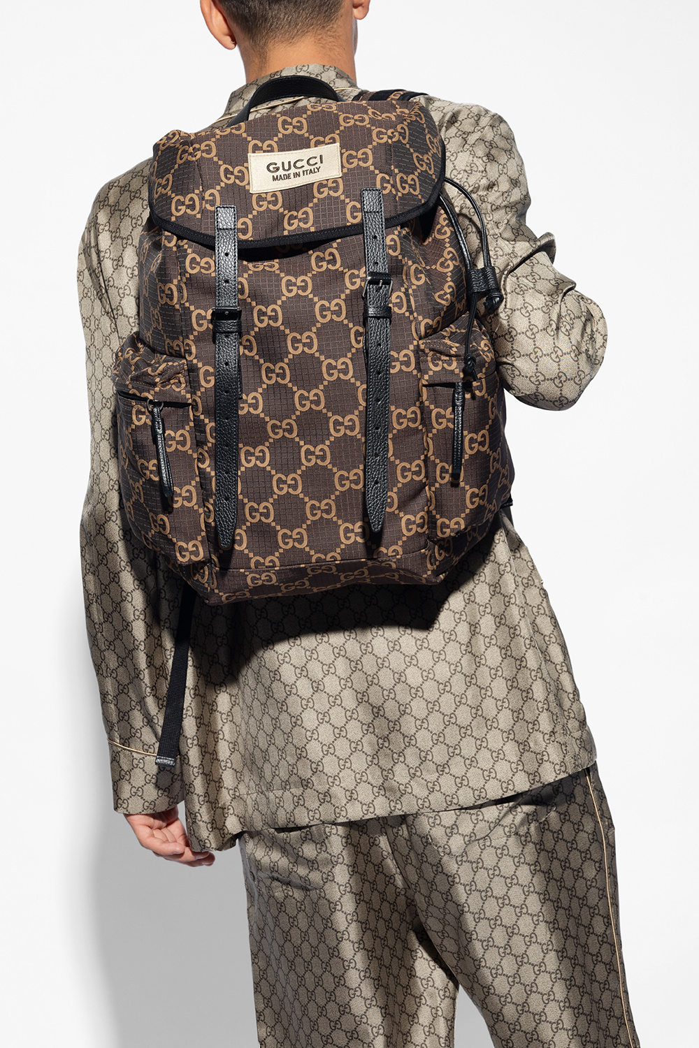 Gucci gg clearance monogram backpack